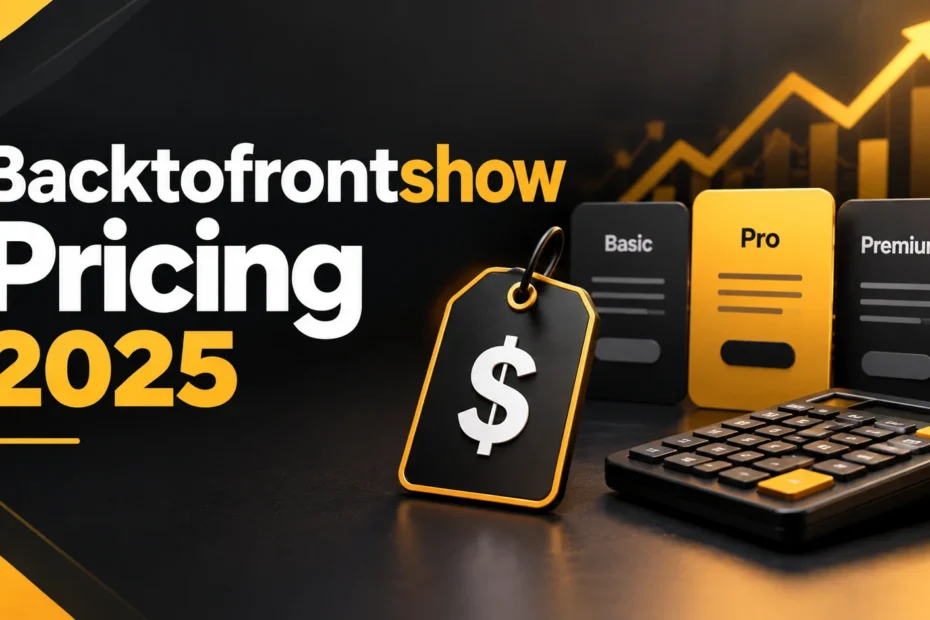 Backtofrontshow Pricing 2025 plans and pricing details