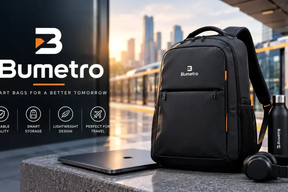Bumetro smart backpack for travel and everyday use